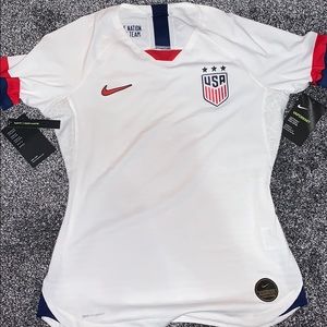New Nike USA Vaporknit Soccer Jersey